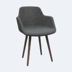 BEAU COM BRAÇO MADEIRA FIXA