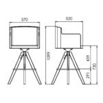 Medidas Doppio Banqueta