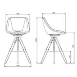 Medidas Oki Banqueta Wood