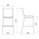 Medidas Opus Banqueta