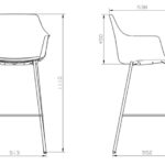 Medidas Eidos fixa 4 pés